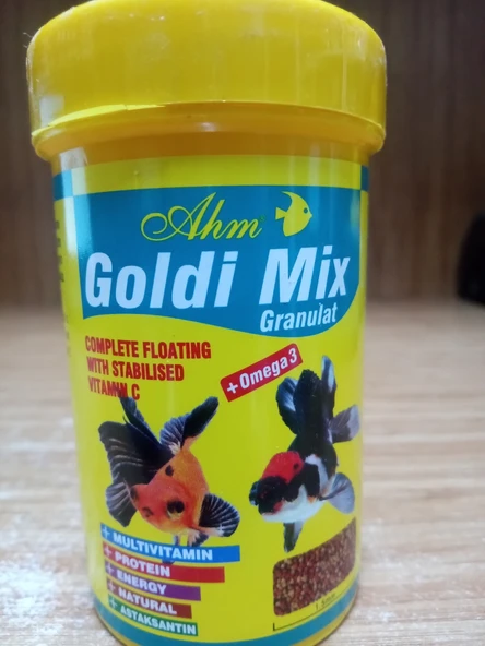 Ahm Goldi Mix Granulat 100 ml Japon Balığı Yemi 30 GRAM ürün görseli 1