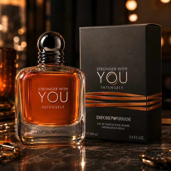 Emporio Armani Stronger With You İntensely Edp Erkek Parfüm 100 Ml ürün görseli 1