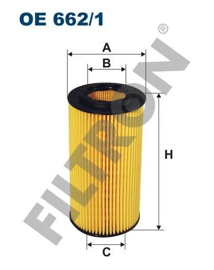 FILTRON YAĞ FILTRESI FORD FOCUS II-KUGA I 2.5 2007- MONDEO IV 2.5 2007- VOLVO S40 II 2.4-2.5 2004- S60 II 20 ürün görseli 1