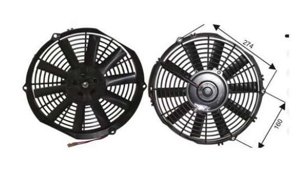 DODO ÜNÜVERSAL FAN MOTORU  11 12V ürün görseli 1