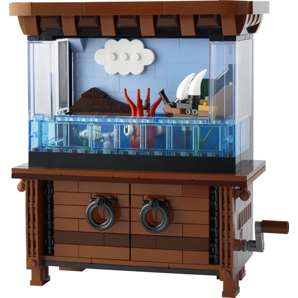 LEGO Bricklink Clockwork Aquarium Set 910015 - Resim 4