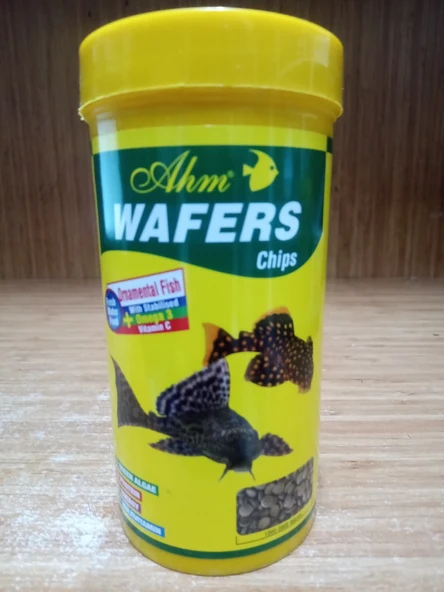 Ahm Wafers Chips 250 ml Vatoz ve Çöpçü Balığı Yemi ürün görseli 1