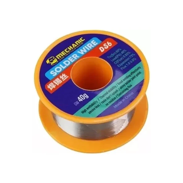 Mechanic DS6 Lehim Teli 0,1 Mm 40 Gr ürün görseli 1