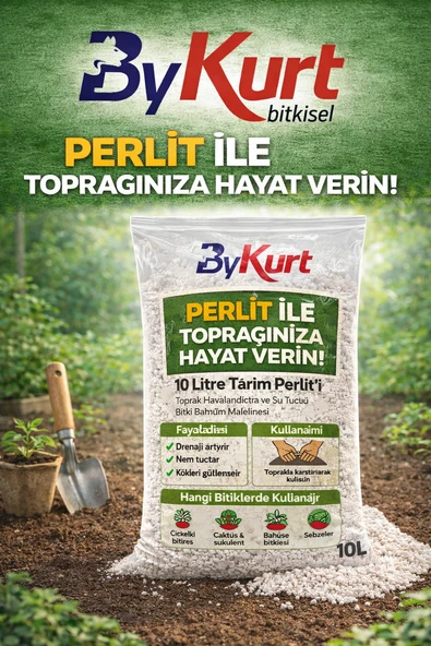 Tarım perliti Çiçek toprağı karışımı 10 litre toprak perliti ürün görseli 1