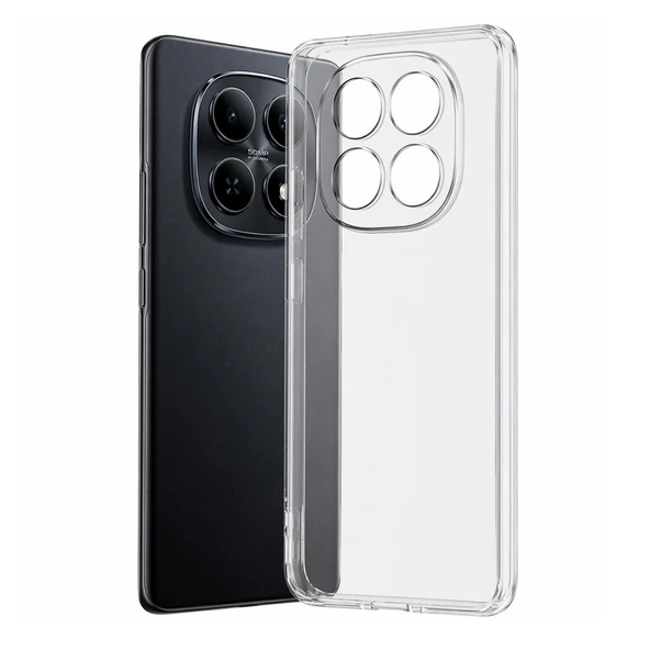 Redmi Note 15 İle Uyumlu Kılıf Şeffaf Kamera Korumalı 3D ürün görseli 1