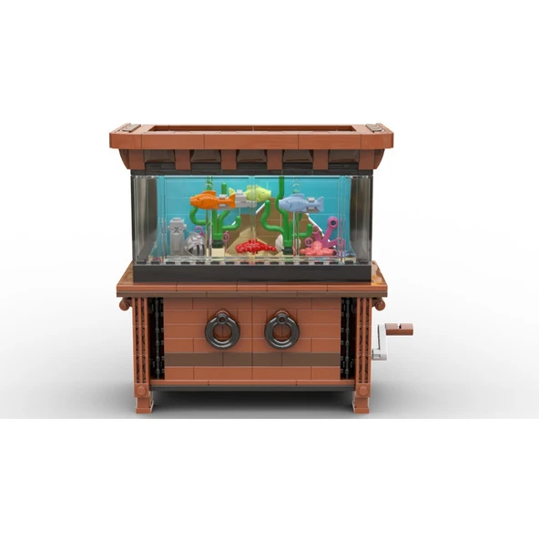 LEGO Bricklink Clockwork Aquarium Set 910015 - Resim 2