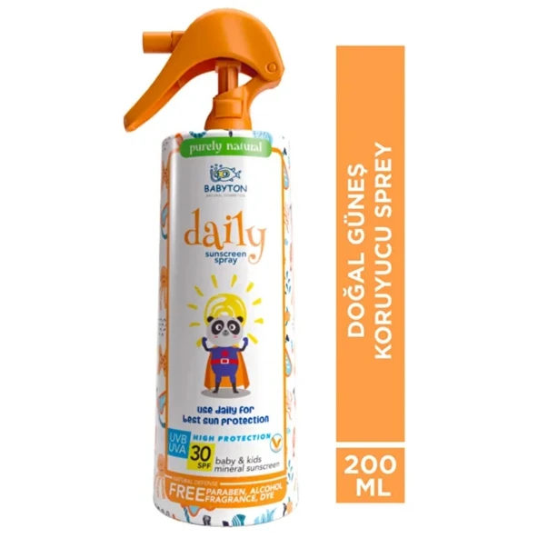 Babyton Günlük Güneş Koruyucu Sprey 200 ml ürün görseli 1