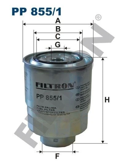 FILTRON MAZOT FILTRESI TOYOTA AURİS-COROLLA 1.4-2.0 D4D ürün görseli 1