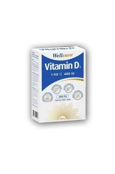 Wellcare Vitamin D3 400 Iu 30 ml ürün görseli 1