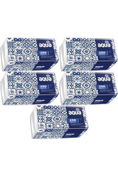 Pratik Mendil 250 Yaprak Tekli Pk (5 Li Set) ürün görseli 1