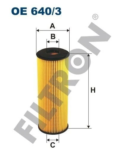 FİLTRON YAĞ FILTRESI VW LT35 2.3 MERCEDES C180-C200 93-00 E200-E220 93-97 ürün görseli 1