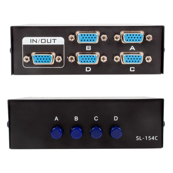 Powermaster 4 Port Vga Switch - Resim 2