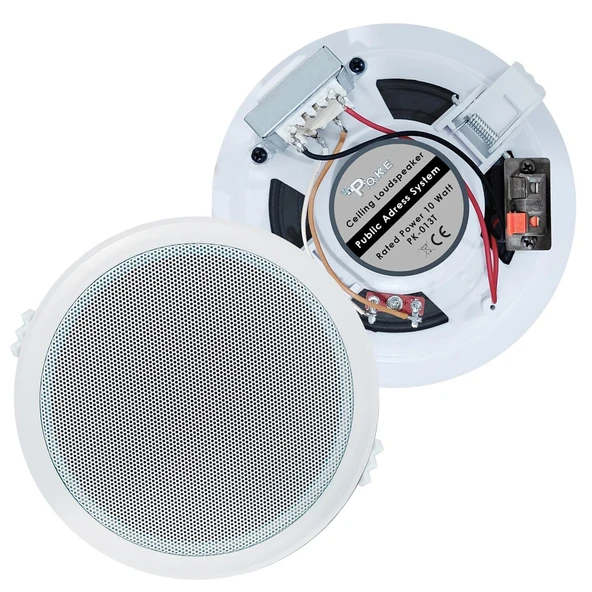 Alçıpan Tavan Hoparlör 13cm 10w Trafolu 100v Poke PK-013T ürün görseli 1