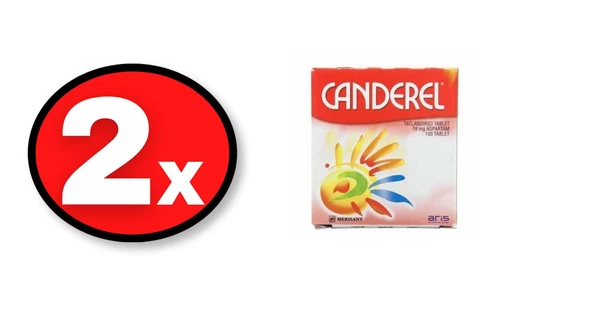 Canderel Tatlandırıcı 100 Tablet 2 Adet ürün görseli 1