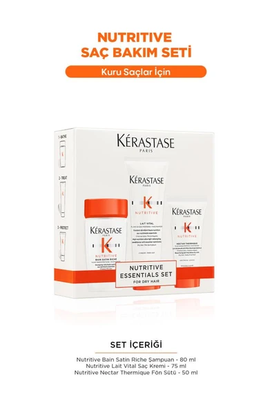 Kerastase Nutritive Essentials Kuru Saçlar İçin Bakım Seti 80 ML ürün görseli 1
