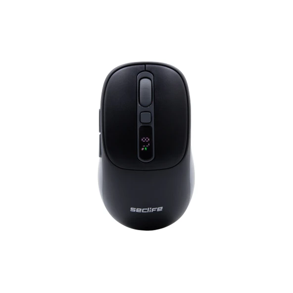 Seclife SC-400 Şarjlı Kablosuz Sessiz Mouse Siyah ürün görseli 1