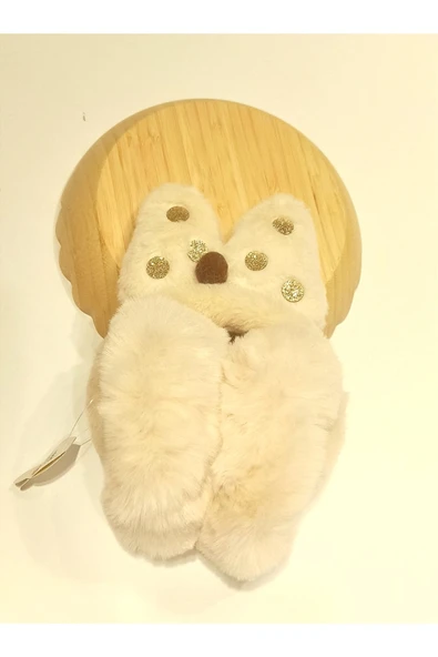 Monalisa Home Lüks Renkli Figürlü Peluş Kulaklık ürün görseli 1