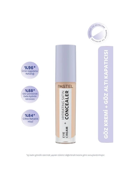 PASTEL EYE CREAM + HYDRATING SATIN CONCEALER 63 ürün görseli 1