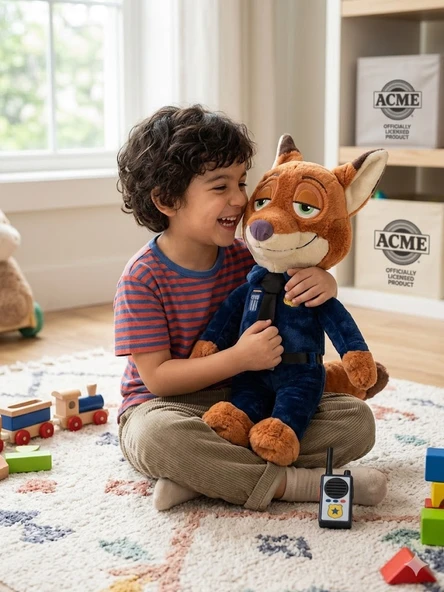 65 CM Dev Boy Nick Wilde Tilki Peluş Oyuncak Büyük Boy Yumuşacık Sevimli ürün görseli 1