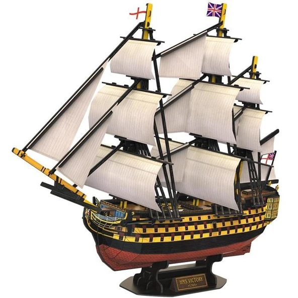Cubic Fun 3D 189 Parça Puzzle HMS Victory Donanma Gemisi ürün görseli 1