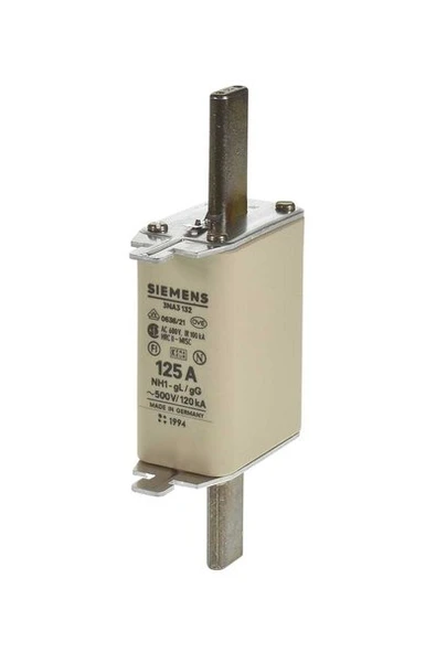 SIEMENS 3NA3132 Sigorta Buşonu NH Bıçaklı 125A Boy 1 ürün görseli 1