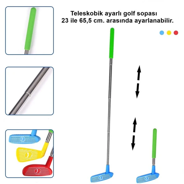Minyatür Mini Golf Seti - Resim 2