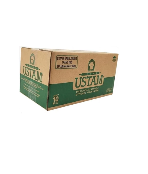 Ultra Ustam 10 kg Pastacılık Amaçlı Bitkisel Margarin İçinde Trans Yağ Bulunmamaktadır ürün görseli 1