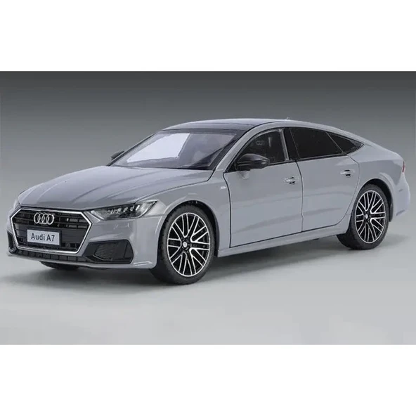 Hobbiez World Audi A7 Diecast Gri 1/24 Model Araba ürün görseli 1