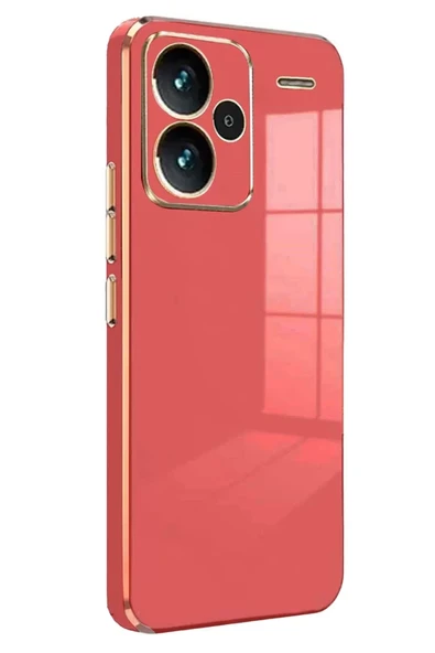 Newface Xiaomi Redmi Note 13 Pro Plus Kılıf Volet Silikon - Kırmızı ürün görseli 1
