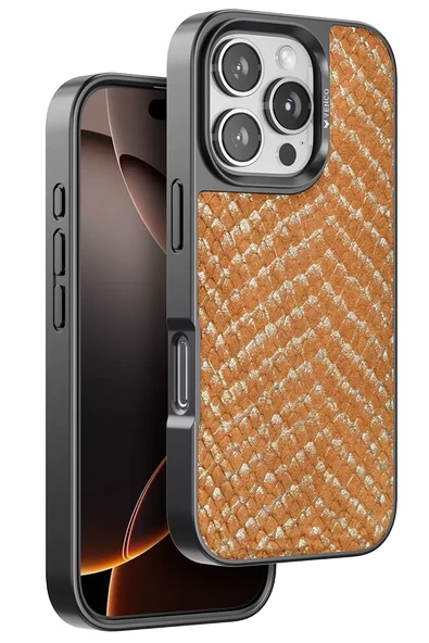 Venco Apple iPhone 16 Pro Max Viper Kapak - Kahverengi ürün görseli 1