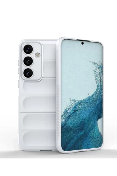 Newface Samsung Galaxy S24 Kılıf Optimum Silikon - Krem ürün görseli 1