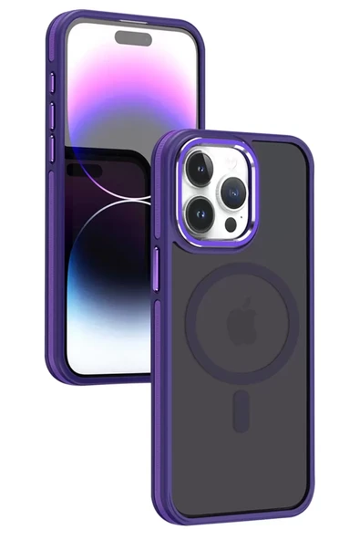 Joko Apple iPhone 15 Pro Max Winner Magsafe Kapak - Derin Mor ürün görseli 1