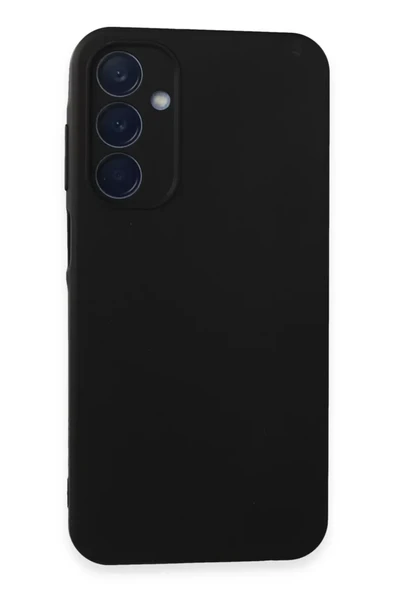 Newface Samsung Galaxy A25 5G Kılıf Nano içi Kadife Silikon - Siyah ürün görseli 1