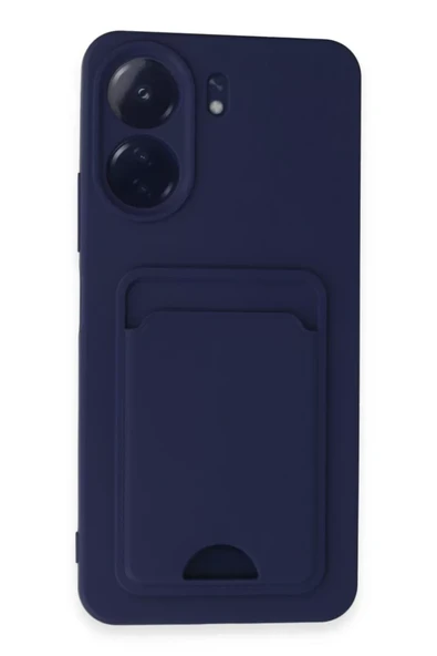 Newface Xiaomi Redmi 13C Kılıf Kelvin Kartvizitli Silikon - Lacivert ürün görseli 1