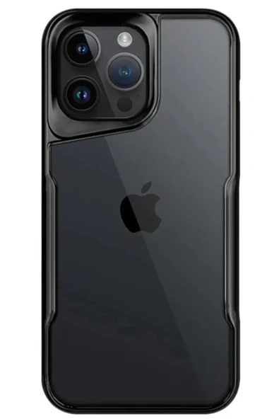 Newface Apple iPhone 14 Pro Max Kılıf Boyi Silikon Kapak - Siyah ürün görseli 1