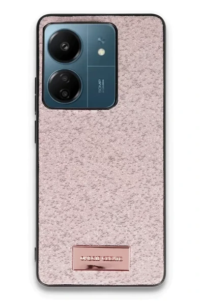 Onegif Xiaomi Redmi 13C Bright Simli Kapak - Pembe ürün görseli 1