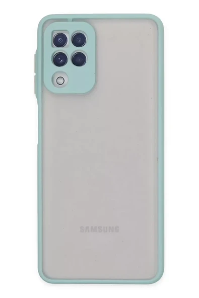 Newface Samsung Galaxy A22 Kılıf Montreal Silikon Kapak - Turkuaz ürün görseli 1