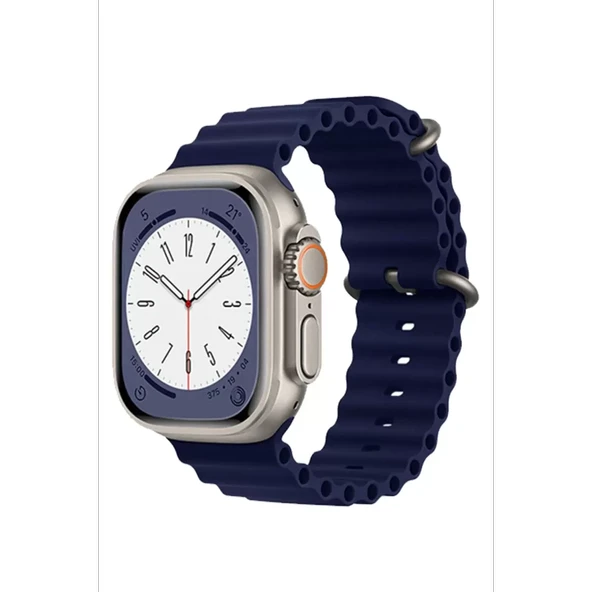 Newface Apple Watch 38mm Ocean Kordon - Mavi - Resim 2