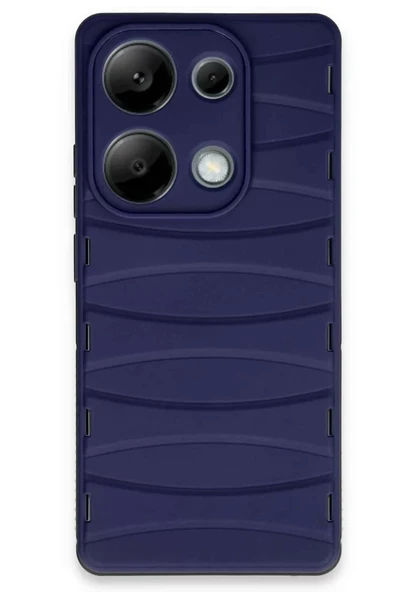 Newface Xiaomi Redmi Note 13 Pro 4G Kılıf Bibercas Silikon Kapak - Lacivert ürün görseli 1