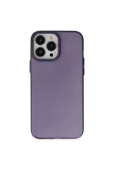 Newface Apple iPhone 13 Pro Max Kılıf Modos Metal Kapak - Derin Mor ürün görseli 1