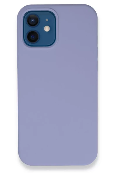 Newface Apple iPhone 12 Kılıf Lansman Legant Silikon - Lila ürün görseli 1