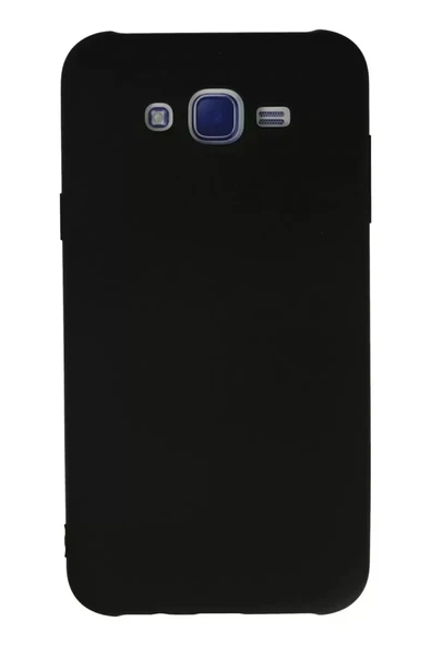 Newface Samsung Galaxy J7 Kılıf Nano içi Kadife Silikon - Siyah ürün görseli 1