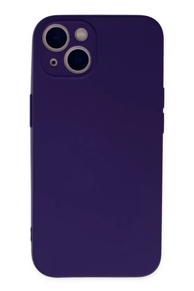 Newface Apple iPhone 13 Mini Kılıf Nano içi Kadife Silikon - Mor ürün görseli 1