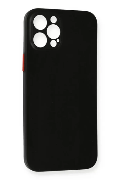 Newface Apple iPhone 12 Pro Max Kılıf PP Ultra İnce Kapak - Siyah ürün görseli 1