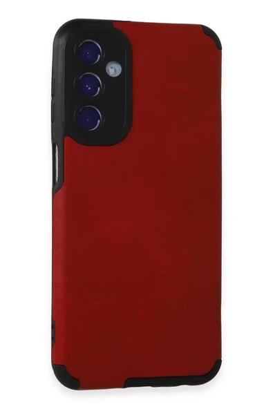 Newface Samsung Galaxy M34 5G Kılıf Loop Deri Silikon - Kırmızı ürün görseli 1