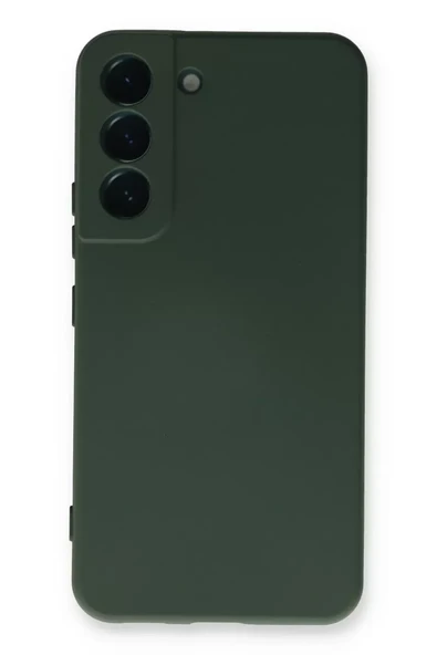 Newface Samsung Galaxy S23 Plus Kılıf Nano içi Kadife Silikon - Koyu Yeşil ürün görseli 1