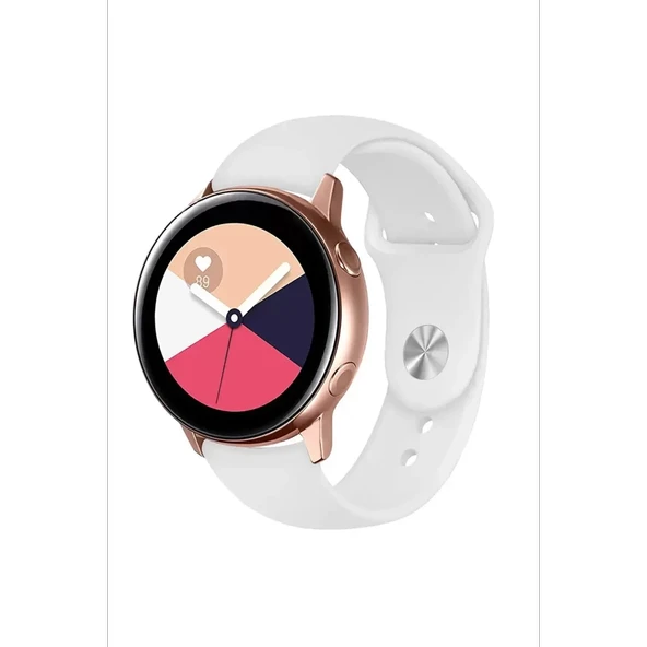 Newface Watch 22mm Klasik Kordon - Beyaz - Resim 3