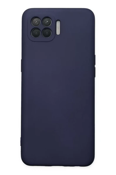 Newface Oppo Reno 4 Lite Kılıf Nano içi Kadife Silikon - Lacivert ürün görseli 1