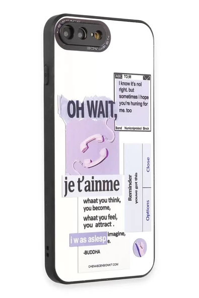 Newface Apple iPhone 7 Plus Kılıf Mirror Desenli Kapak - Mirror - 4 ürün görseli 1