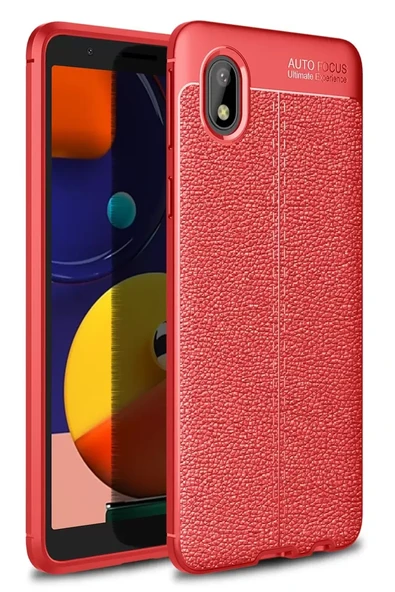 Newface Samsung Galaxy A01 Core Kılıf Auto Focus Kapak - Kırmızı ürün görseli 1